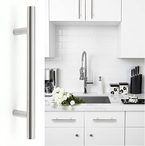 SAMNATE Premium 10 Pack with 4 Screws - 128mm Stylish Kitchen & Wardrobe Door Handles - Perfect for Home Furniture - Durable Handles Set