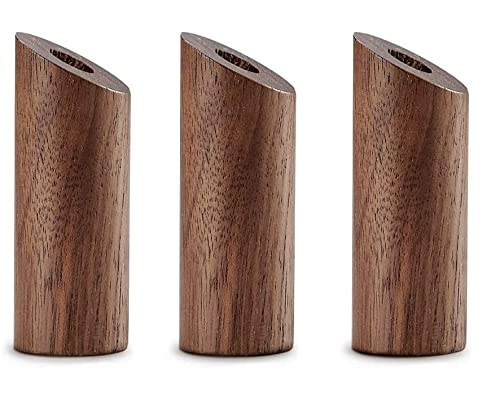 SAMNATE Elegant Wooden Coat Hooks - Wall Mounted Solid Oak Rack with Pegs for Hanging Coats, Towels, and Accessories