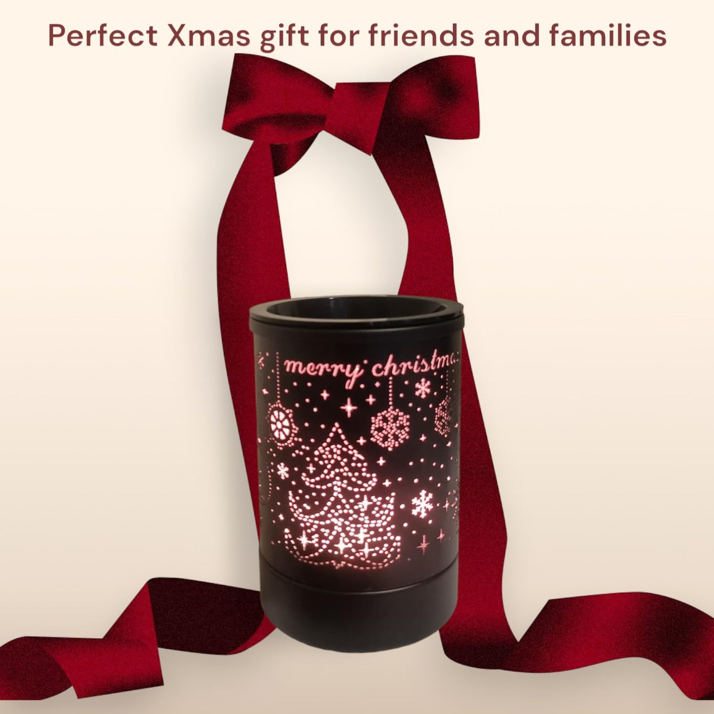 SAMNATE Electric Wax Melt Warmer – LED Fragrance Lamp