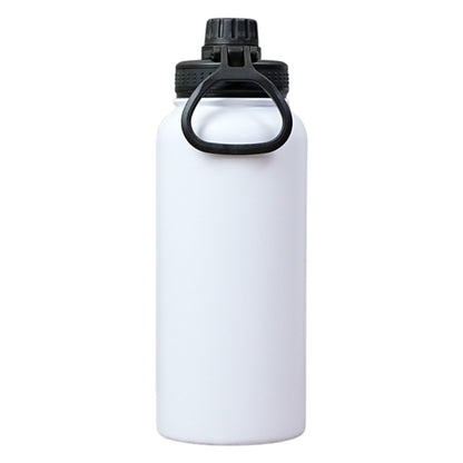 SAMNATE Insulated Stainless Steel coffee Flask - 1L(34oz) Large Capacity thermal flask for Hot and Cold Drinks - Leakproof Travel hot water Flask with Cup for Coffee, Tea, Water