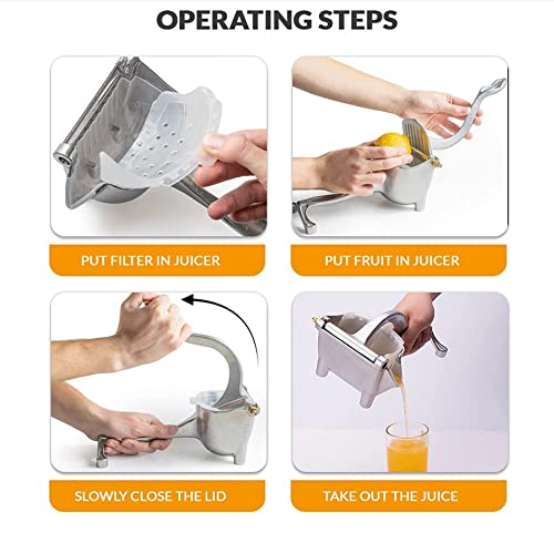 Lemon Orange Fruit Juicer Manual Juice Squeezer Hand Press Machine Kitchen Hom