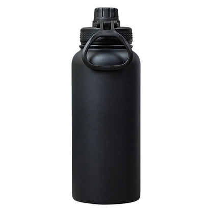 SAMNATE Insulated Stainless Steel coffee Flask - 1L(34oz) Large Capacity thermal flask for Hot and Cold Drinks - Leakproof Travel hot water Flask with Cup for Coffee, Tea, Water